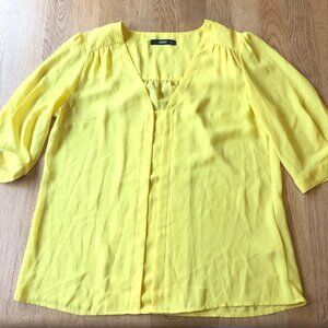 Oasis Yellow Blouse Size 10/36